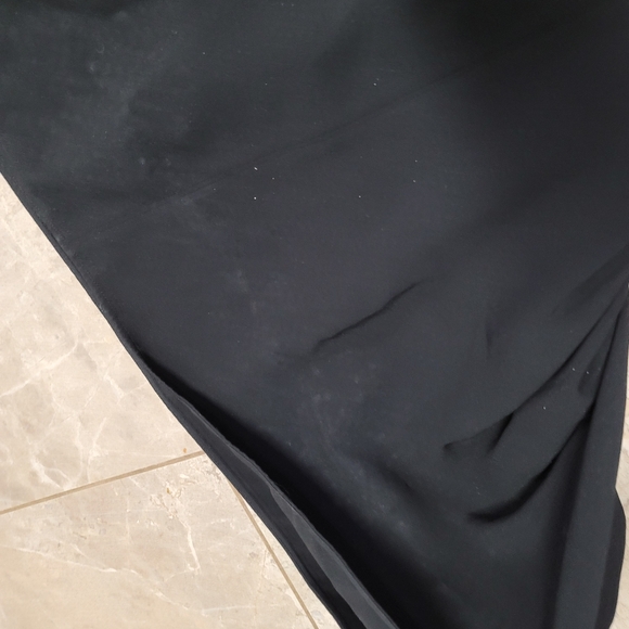 Proenza Schouler Matte Double Crepe Strapless Dress Long Maxi Black Formal - Picture 10 of 10